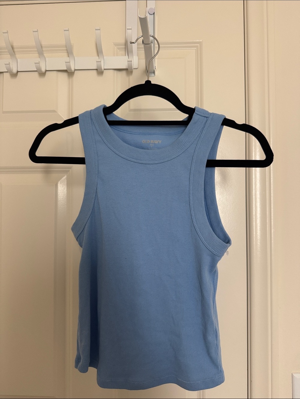 Old Navy Light Blue Ribbed Tank Top